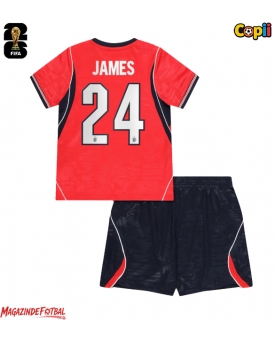 Anglia Reece James #24 Echipament de Fotbal Replică Mondial 2026 Copii Deplasare (+ Șorturi)
